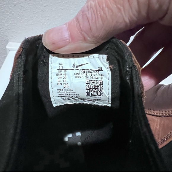 Nike SB Zoom Stefan Janoski Slip Mid RM British Tan BQ5888-200 Men’s Size 11 EUC - Picture 7 of 11